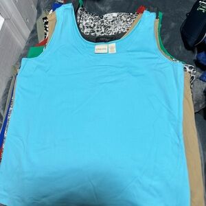 Chico's Bright Aqua Tank Top
